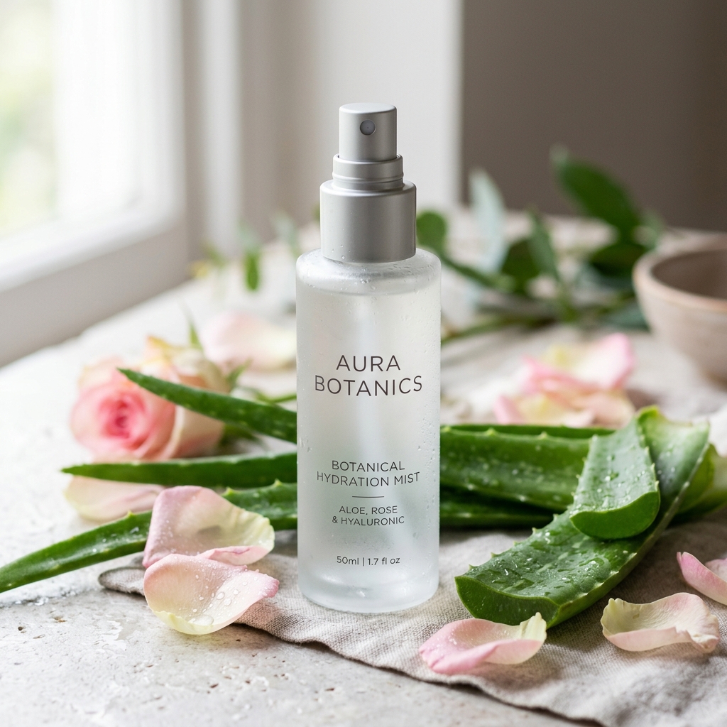 Botanical Hydration Mist with rosewater and aloe